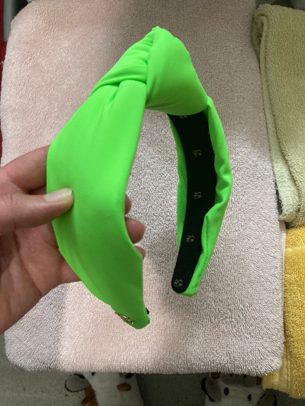 Neon Green Neoprene Headband